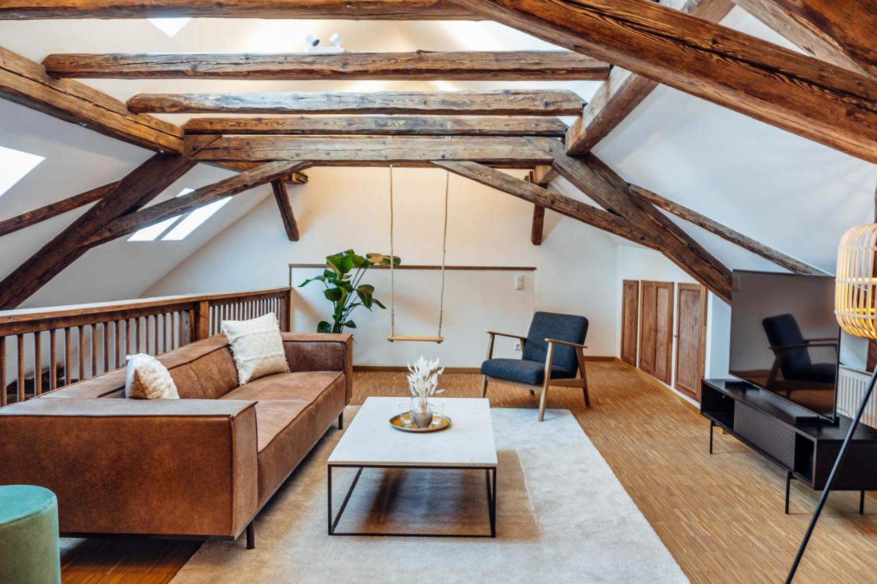 Jama - Grosses Design Apartment, Innenstadt, Wlan, Familie&Gruppen Coburg Luaran gambar